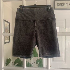 Aerie Acid Wash Bike Shorts